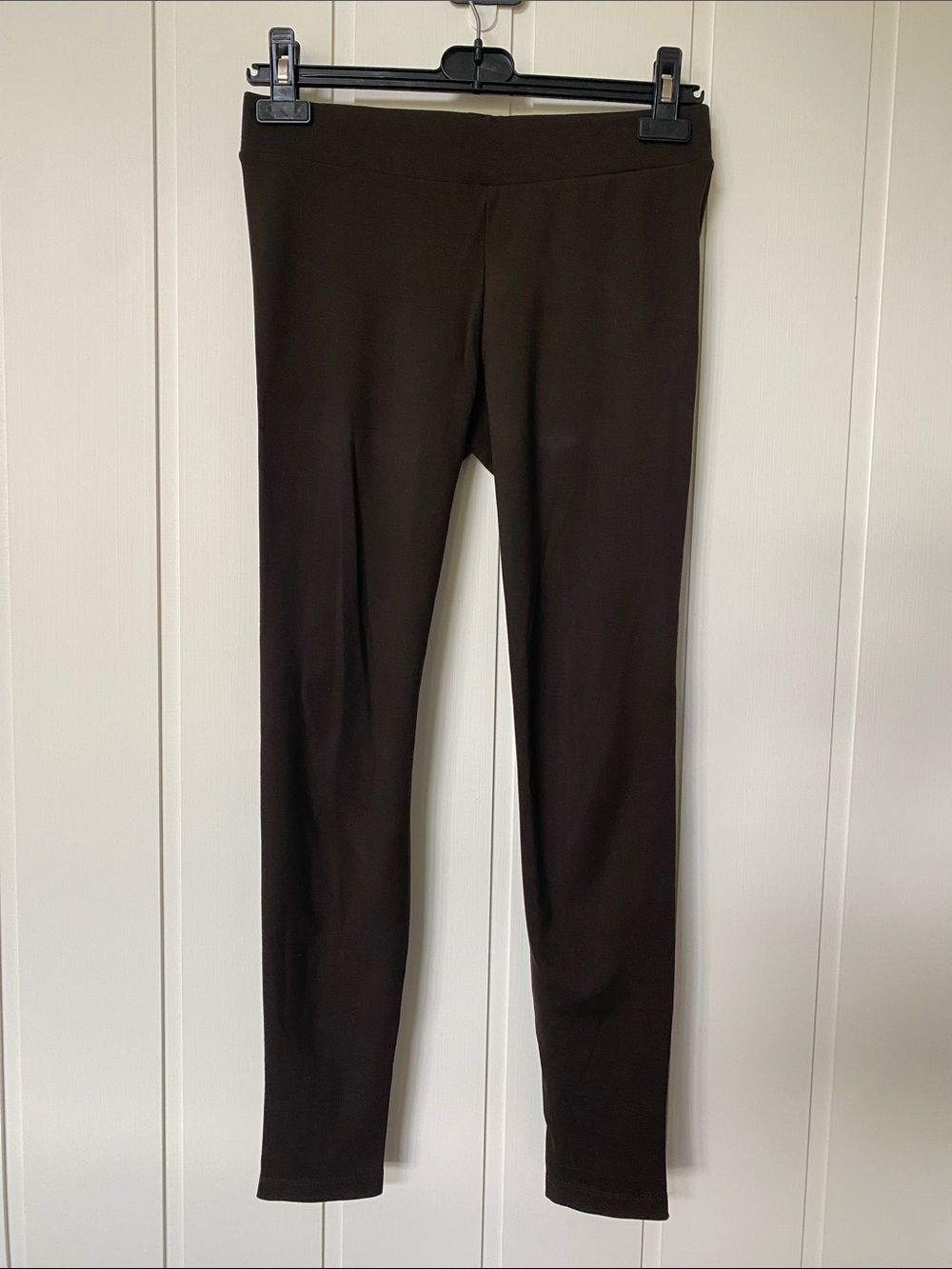 Vince Dark Brown Full-Length Leggings